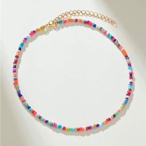 Rainbow Beaded Necklace
